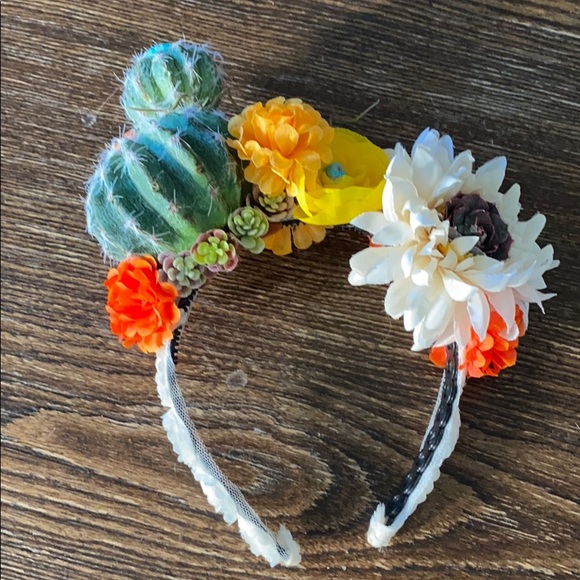 One of a kind desert vibe floral headband OS - Picture 6 of 10